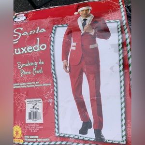Mens holiday Santa tuxedo costume medium 38-40